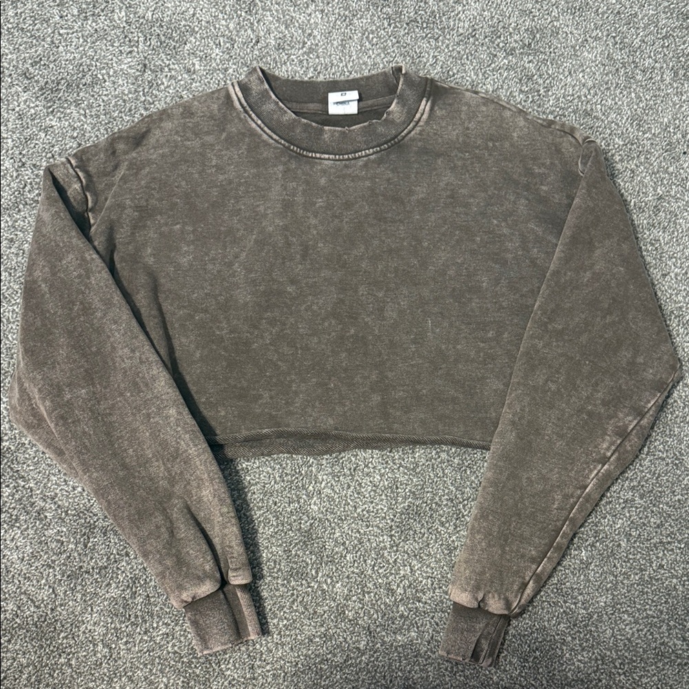 Brown Crop Top